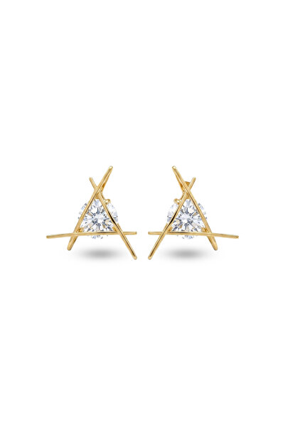Charmist Steel Prism Earrings