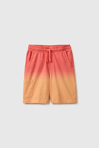 United Colors of Benetton Boys' Red Mix Back Pocket Logo Detailed Drawstring ...
