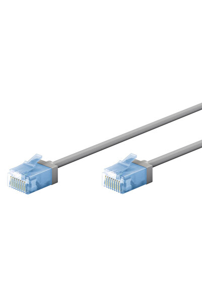 goobay καλώδιο δικτύου 74220, CAT 6A U/UTP, ultra slim, copper, 500MHz, 0.25m...