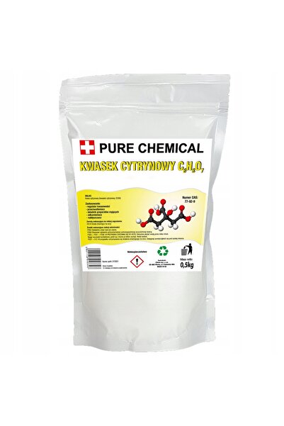 CHOSA Pulbere de acid citric, Substanță chimică pură, 0,5 kg, Agent de curăța...