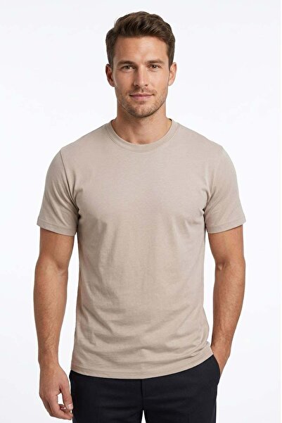 Uki TAŞ Bisiklet Yaka Basic T-Shirt