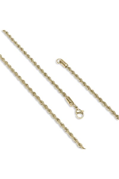 SeyCey.co Yellow Spiral Steel Necklace 3mm - Yellow