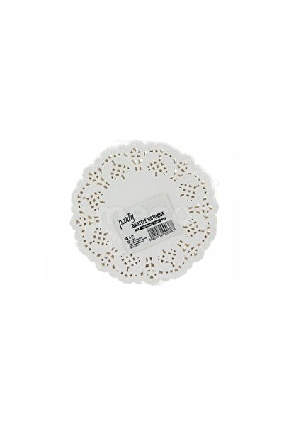 MECO Round coffee cup lace 10cm 100 pieces