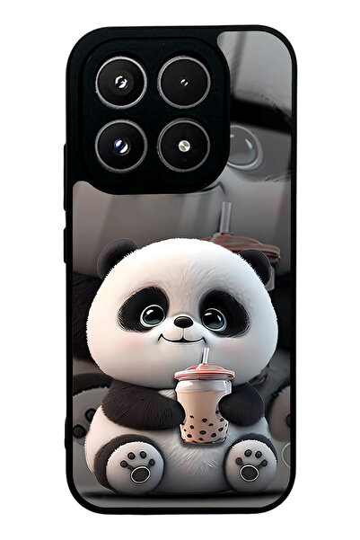 Spoyi Xiaomi 17 Baby Panda Tasarımlı Glossy Telefon Kılıfı