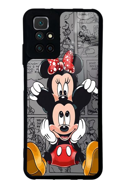 Spoyi حافظة هاتف Xiaomi Redmi 10 بتصميم ميكي وميني لامعة