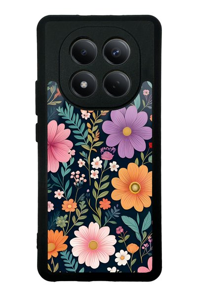 Spoyi حافظة هاتف لامعة بتصميم الزهور لهاتف Xiaomi Redmi Note 15 4G