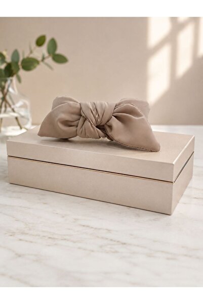 FİORE WOMEN Women's Padded Knotted Bow Crown Headband – Fabric Hairband, Styl...