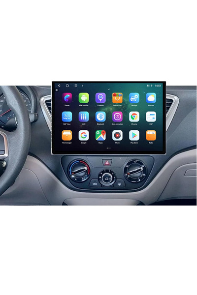 Carplayer شاشة أندرويد لهيونداي أكسنت مقاس 13 بوصة موديل 2019-2021 مع دعم أبل...