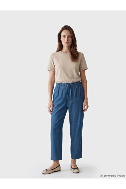 LC Waikiki Blugi de damă cu talie elastică și croială tip morcov