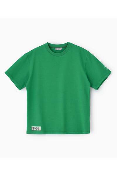 KEMET DARK SOIL | Oversized Basic T-shirt in Cotton Green