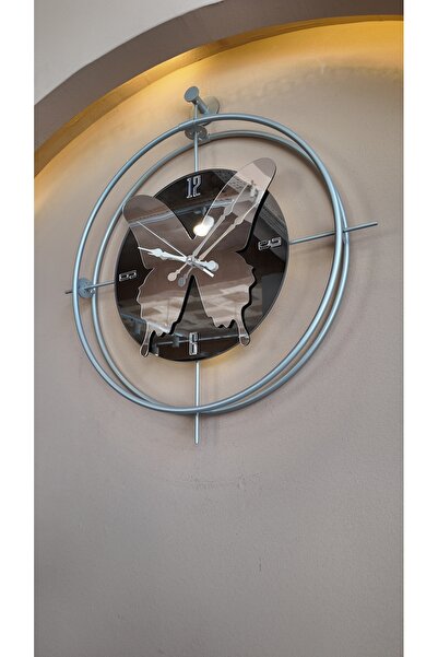 MetaQuartz Aksesuar Gümüş Estetik Tasarım - Pilli Led Kullanılmıştır - Metal ...