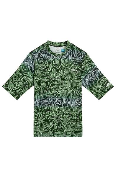O'Neill Tricou copii cu protecție UV SS 2025-Verde/Negru-8