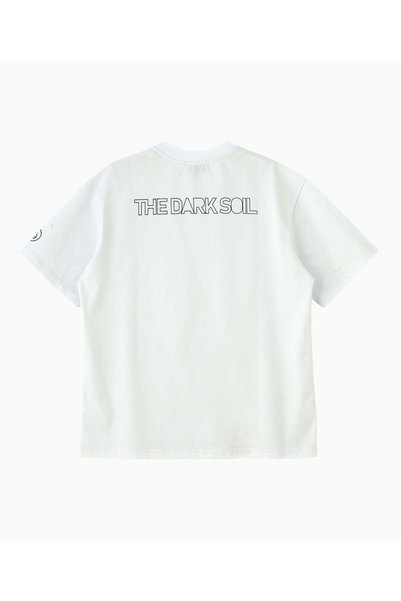 KEMET DARK SOIL | Oversized Basic T-shirt in Cotton White