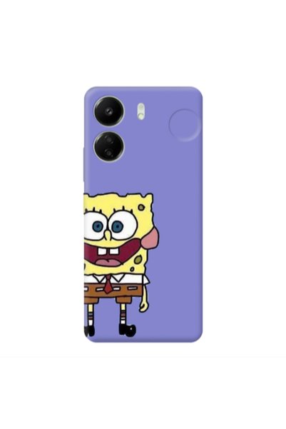 Other Xiaomi Redmi 13C Spong 2 Purple Colored Silicone TPU Θήκη