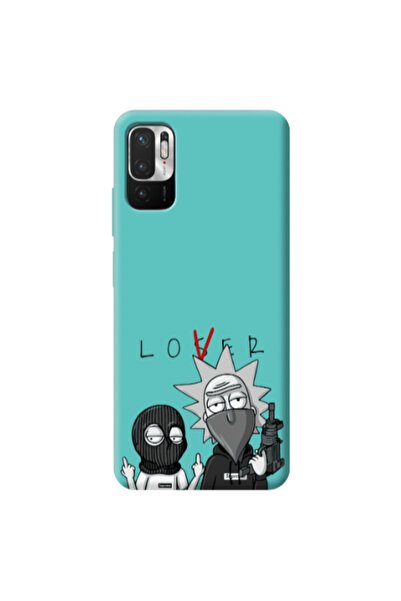 Other Xiaomi Redmi Note 10 Pro 5G Rick Loser Turquoise Colored Silicone TPU Θήκη