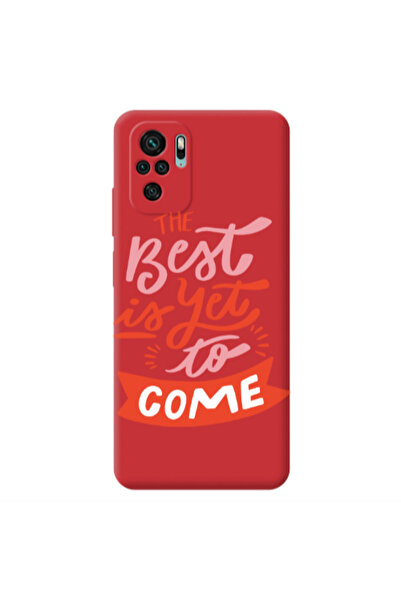 Other Xiaomi Redmi Note 10S The Best Red Colored Silicone TPU Θήκη