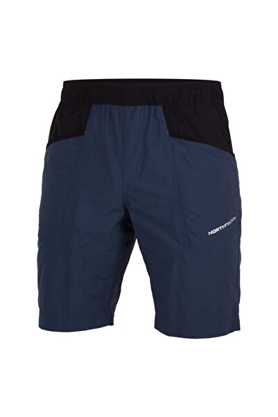 NORTHFINDER Pantaloni scurți de trekking pentru bărbați Arno-Albastru/Negru-XL