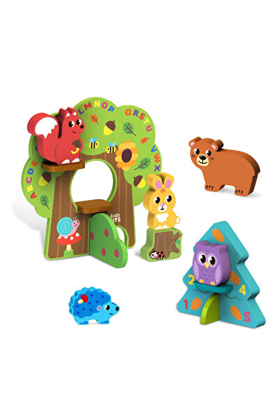 Kids Hits Комплект горски животни, Дървена играчка