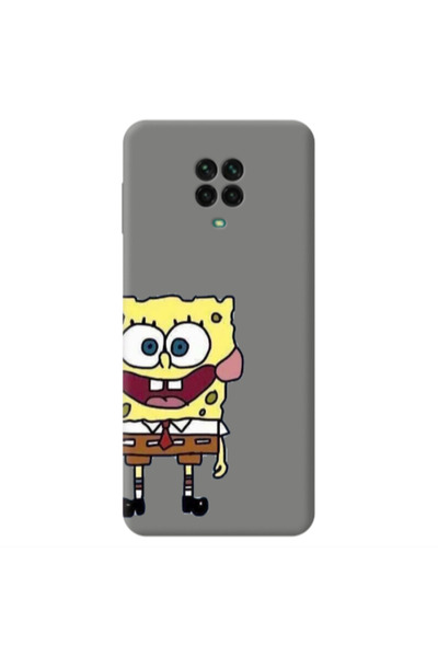 Other Xiaomi Redmi Note 9 Pro Spong 2 Grey Colored Silicone TPU Θήκη