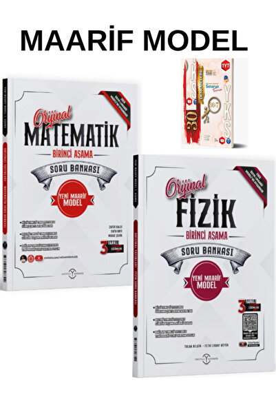 Orijinal Yayınları 2028 Model Orijinal TYT Matematik ve Fizik 1. Aşama Maarif...