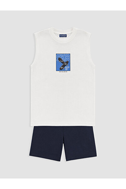 LC Waikiki Sparkling Choices from Shining Store Printed Boy's Shorts Set