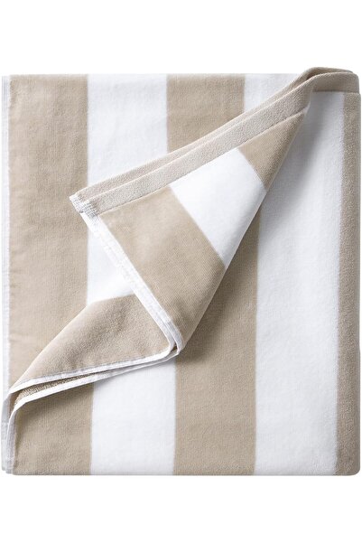 XJIM 100% Cotton Striped Beach Towel