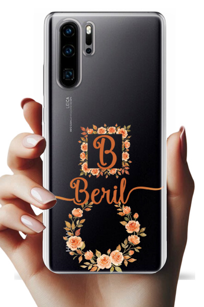 Noprin Huawei P30 Pro Kılıf - İsimli Yazılı Kişiye Özel Kişileştirelebilir Kı...
