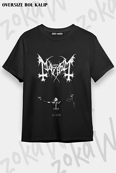 ZOKAWEAR Μπλουζάκι Unisex Loose Fit Mayhem v2 με στάμπα