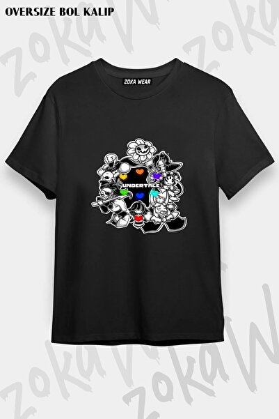 ZOKAWEAR Μπλουζάκι Unisex Loose Fit Undertale Sans v10 με στάμπα