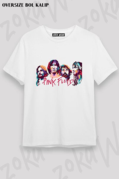 ZOKAWEAR Μπλουζάκι Unisex Loose Fit με στάμπα Pink Floyd v22