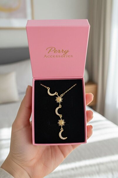 perry accessories kararmaz çelik yaz kolyesi dekolte kolye gold y kolye dekol...