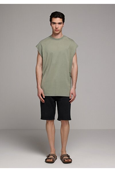Colin's Oversize Fit Men's Green Tank Top