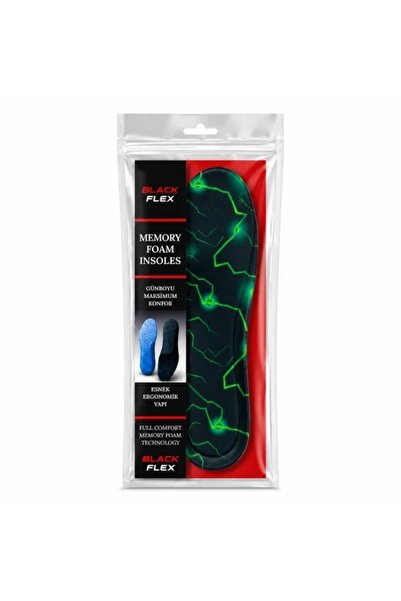 Black Flex VOLT STORM MEMORY FOAM DARBE EMİCİ DİGİTAL BASKILI HAFIZALI ERKEK ...