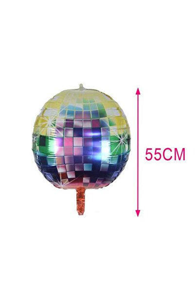 MP Mirific Party Metallic foil balloon disco globe, 55cm