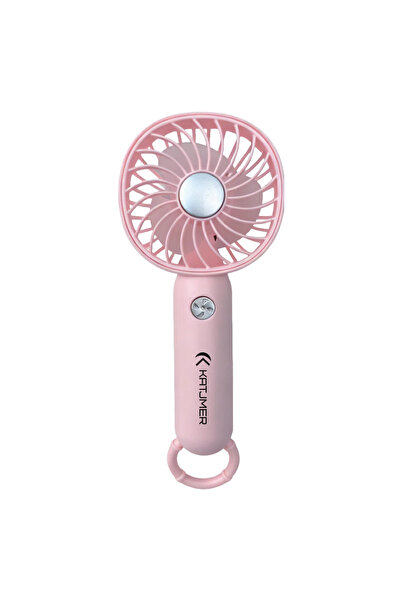 KATJMER KTFN-20 Şarjlı El Fanı Taşınabilir Mini Serinletici Fan Kablosuz El T...