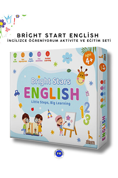 Zürafa Çocuk Yayınları Bright Start English Okul Öncesi İngilizce Eğitim Seti...