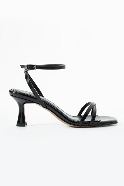 Sira Official Lora Black Evening Dress Short Heeled Shoes