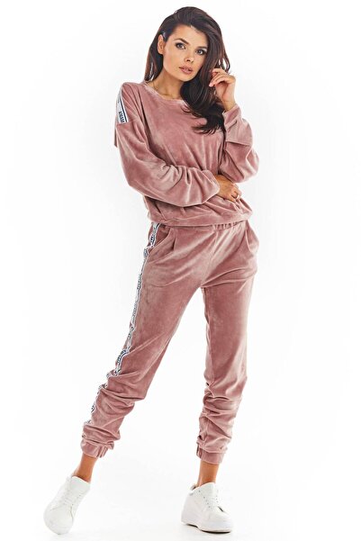 Awama Pantaloni dama, Awama, Poliester, Roz, L