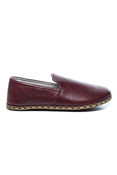 Erkek Bordo Barefoot Deri Ayakkabı