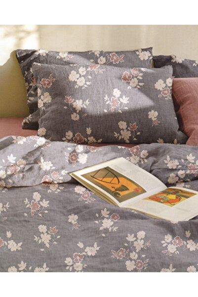 MEİSO Lenjerie de pat 4 piese din poliester, 80 g/m², Cearșaf 250x250 cm, Hus...