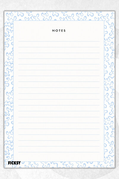 Ficksy A4 Notepad Unlined Notebook - 50 Sheets - Memopad - Notepad - Notepad ...