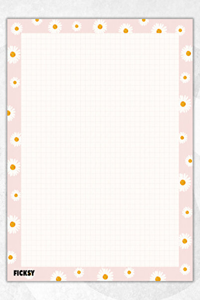 Ficksy A4 Notepad Unlined Notebook - 50 Sheets - Memopad - Notepad - Notepad ...