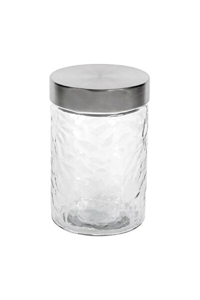 OEM Borcan de depozitare din sticlă, cu capac metalic, 1.2 L, practic pentru ...