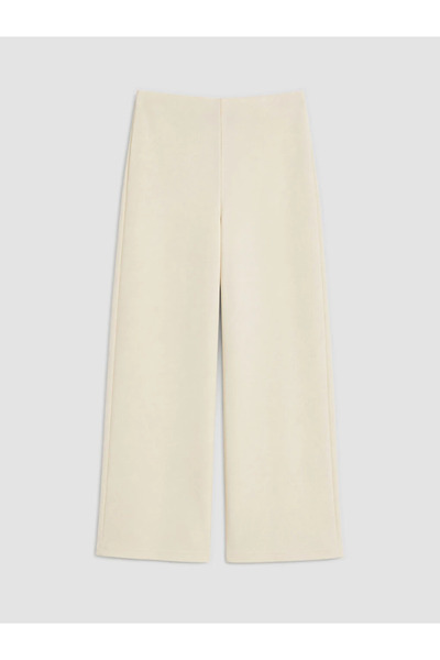 LC Waikiki White Soft Touch Women's Sweatpants