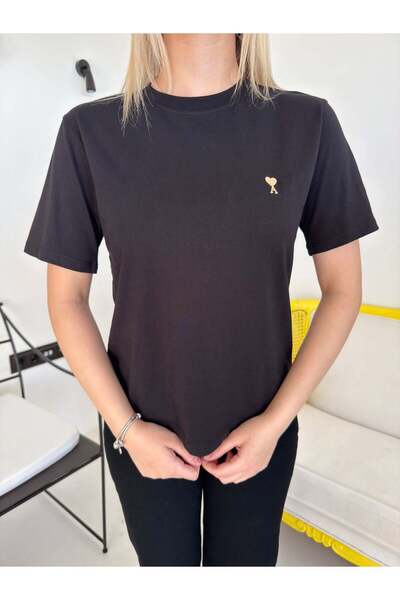 Bade Butik Black brand model lettered t-shirt