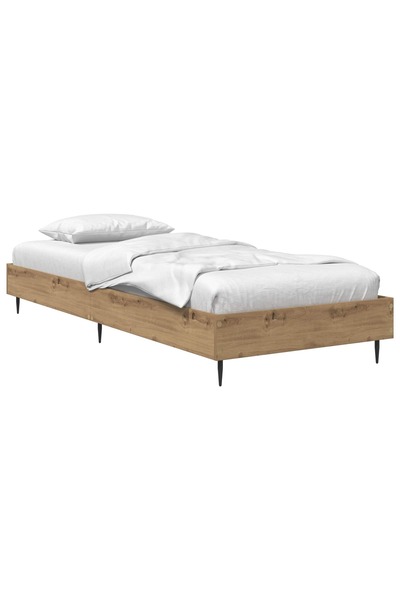vidaxl Cadru de pat Stejar artizanal 80 x 200 cm Lemn prelucrat