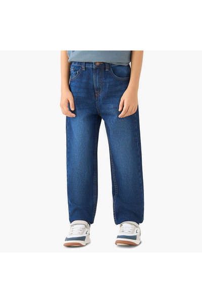 Juniors Mid-Rise Jeans with Pockets