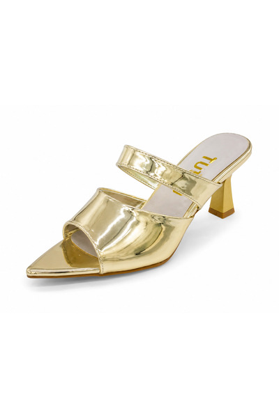 Tutku Shoes Gold Terlik