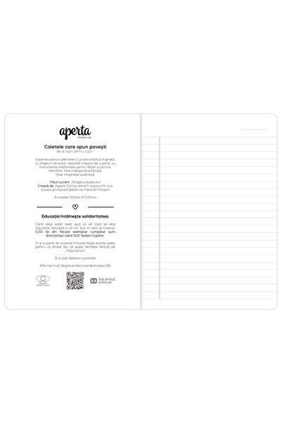 MC Micostore Caiet scoala, Strigătul oceanului, A5, 48 file, 80g, Dictando