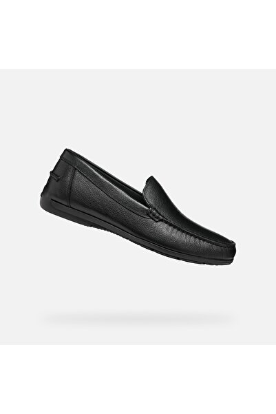 Geox Mocasini negri pentru bărbați Siron